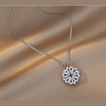 Collar trébol 4 corazones